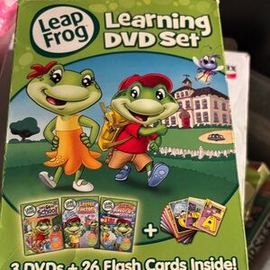 LeapFrog Learning DVD Set with Flash Cards
